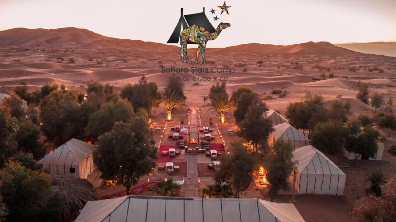 Merzouga luxury sahara camp Exterior foto